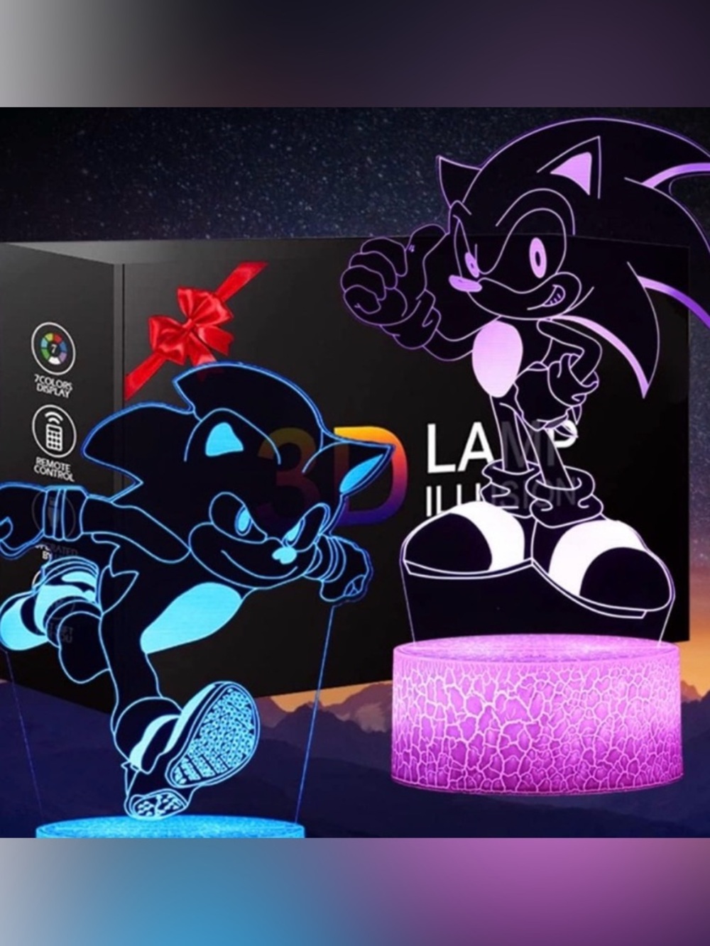 Sonic the Hedgehog 3D Lamp Illusion